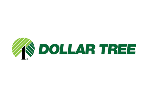 Dollar Tree Logo - Dark green sans-serif type with tree icon to left