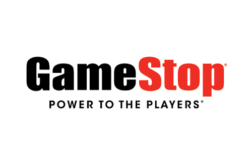 Game Stop Logo - Red and black uppercase sans-serif type