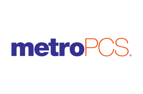 MetroPCS Logo - Purple and orange sans-serif type