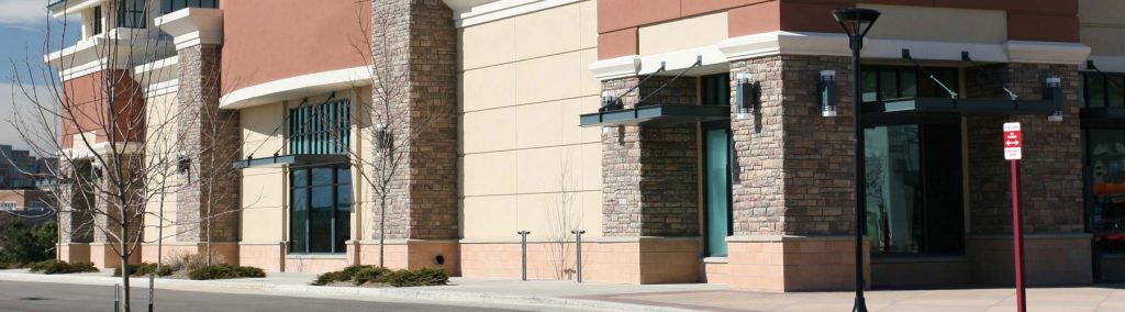 Retail strip mall spaces for lease