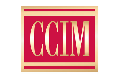 CCIM Logo - Red square with serif type inside with gold gradient